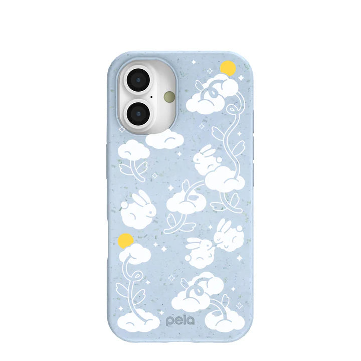 Powder Blue Fluffy Flower Case – Limited Edition